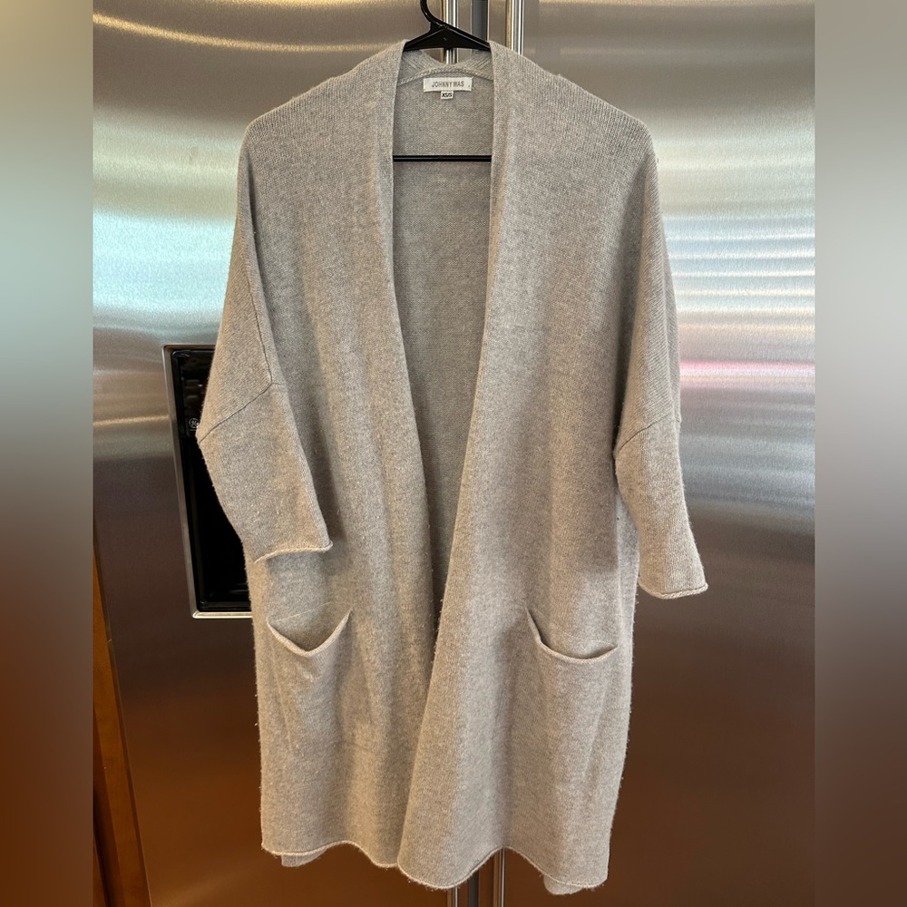 Johnny Was Oversized Cashmere Cardigan